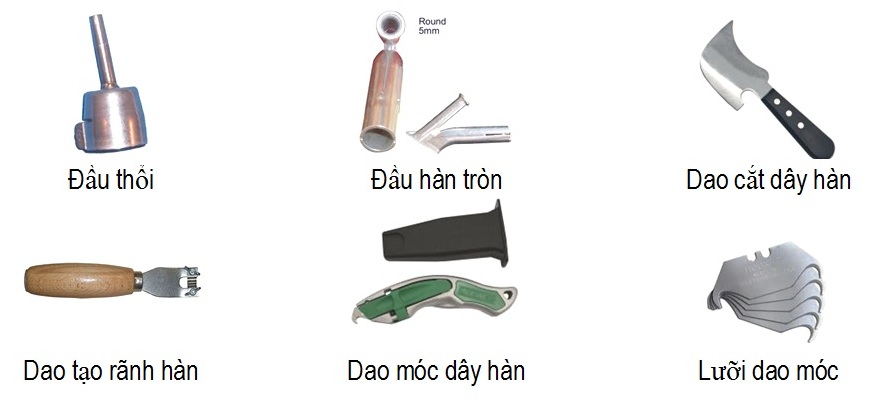 Dụng cụ thi c&ocirc;ng h&agrave;n s&agrave;n nhựa vinyl, s&agrave;n nhựa PVC, s&agrave;n nhựa thể thao