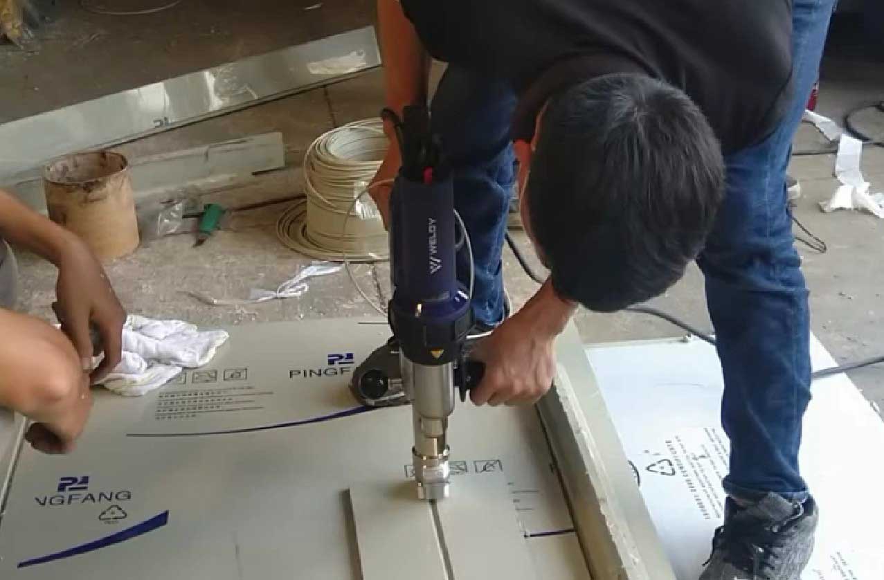 Máy hàn đùn nhựa Weldy Booster EX2/EX3 hàn ống nhựa tấm nhựa, hàn bồn bể.