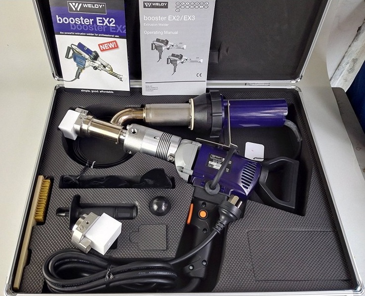 M&aacute;y h&agrave;n đ&ugrave;n ống nhựa chuy&ecirc;n dụng Weldy Booster