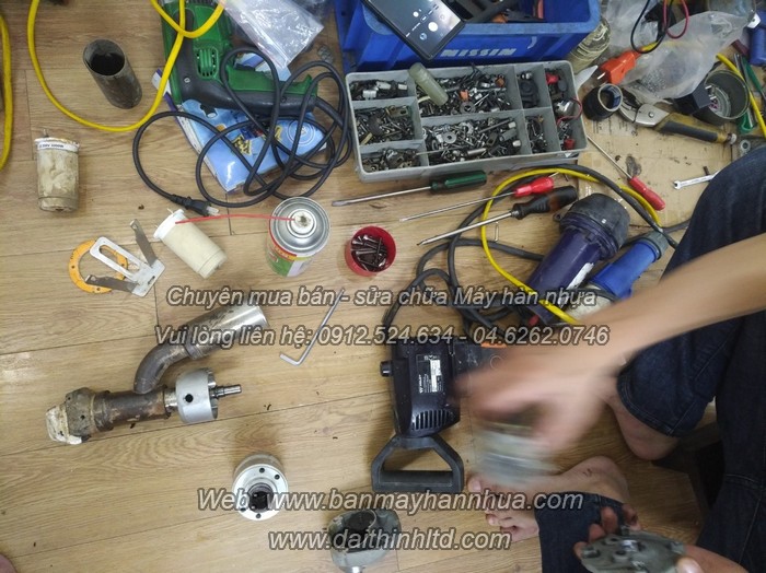 Sửa chữa bảo dưỡng m&aacute;y h&agrave;n đ&ugrave;n Weldy Booster