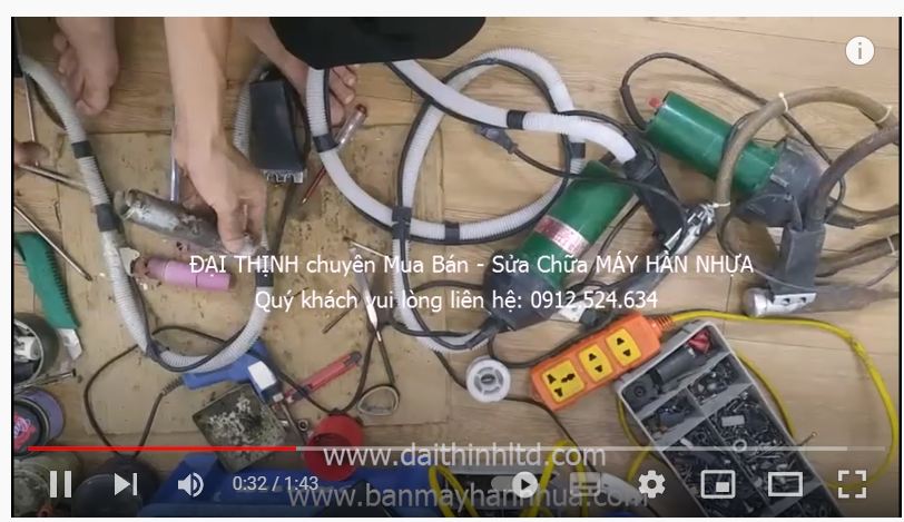 Sửa chữa m&aacute;y h&agrave;n ống nhựa cầm tay 