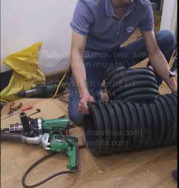 M&aacute;y h&agrave;n đ&ugrave;n LST 600B h&agrave;n ống nhựa HDPE